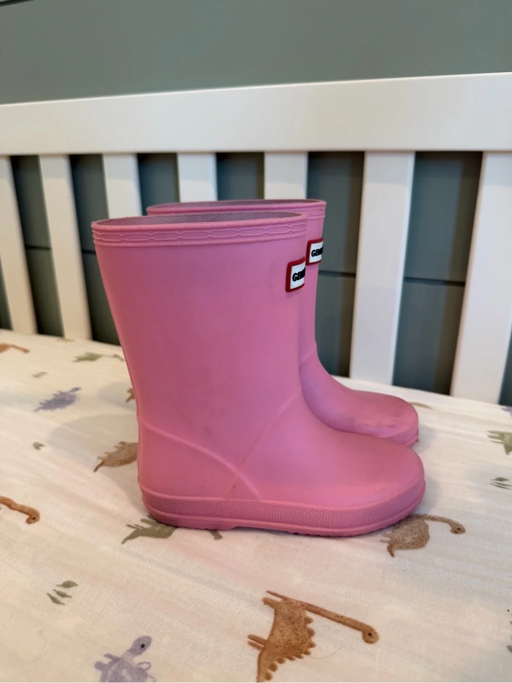 Gentlechild Pink Kids Rain Boots 9T
